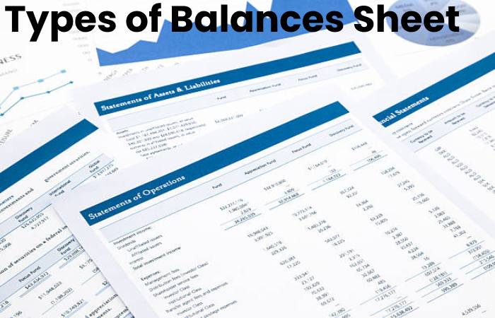 what balance sheet includes