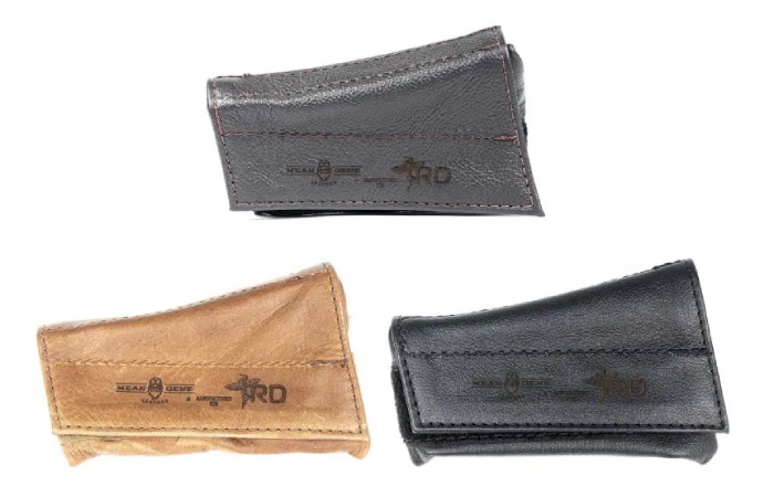 Leather Triangle Folding Stock Pouch