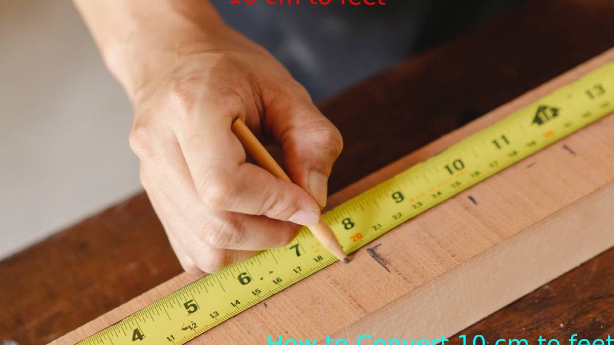 Convert 10 cm to feet – Conversion of Measurement Units